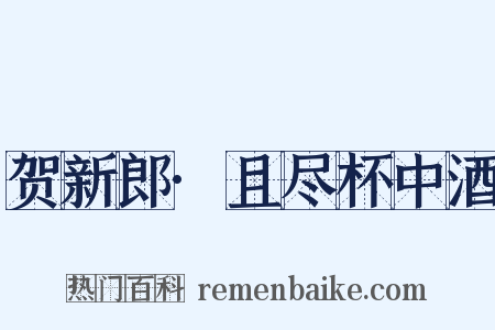 贺新郎·且尽杯中酒是什么意思的图片